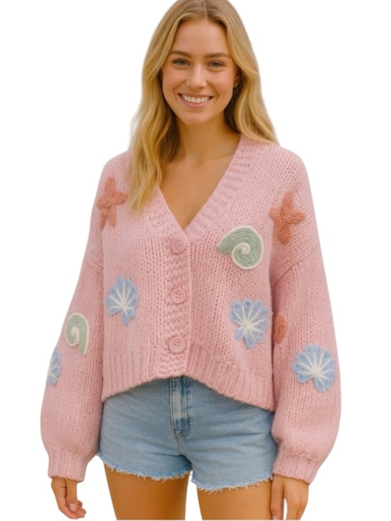 Dreamers By Debut Sweaters - 612:  DREAMERS DEBUT NEW SWEATER PINK (H1)